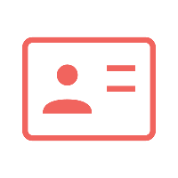 Red icon showing directory entry