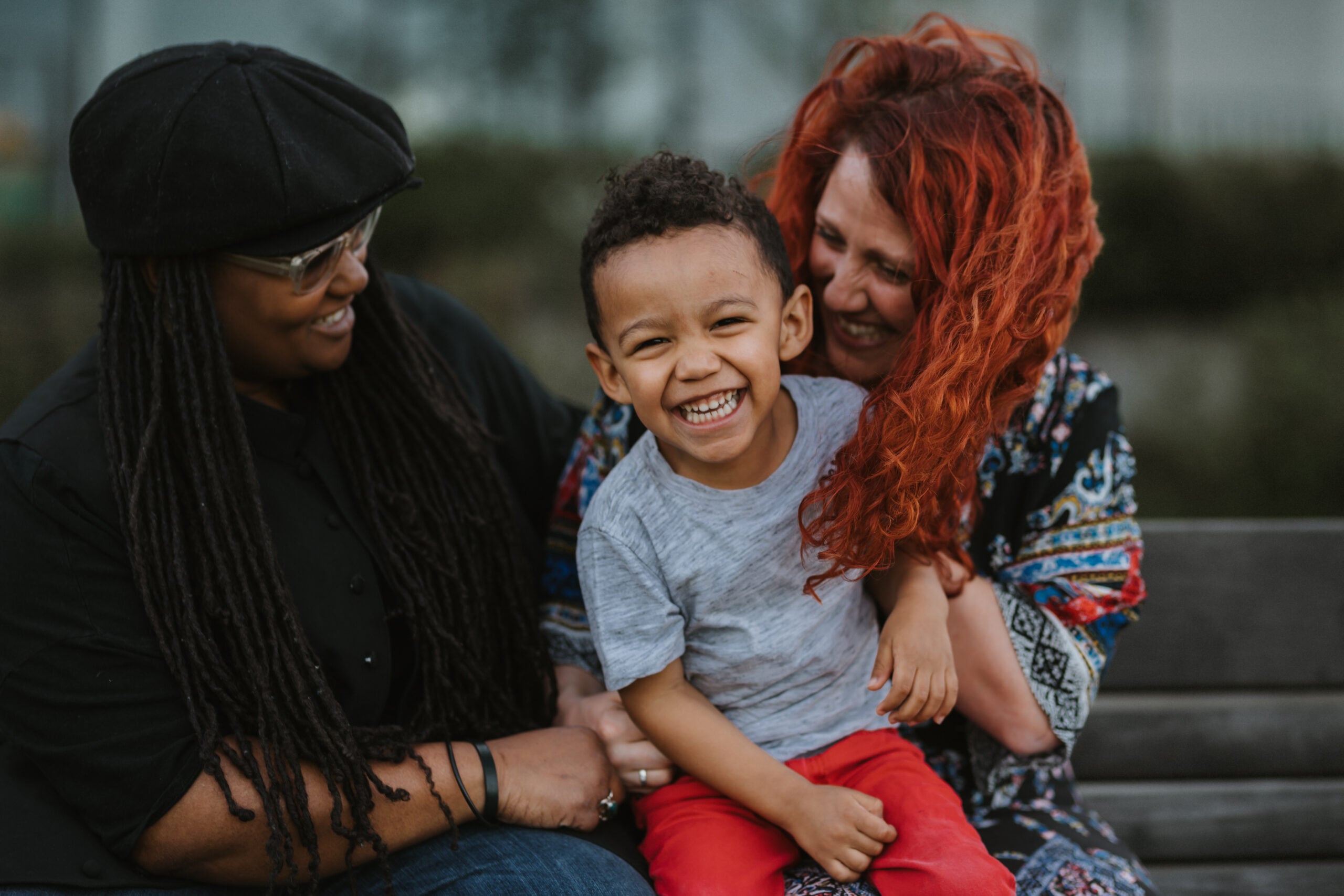 A family enjoying time together
